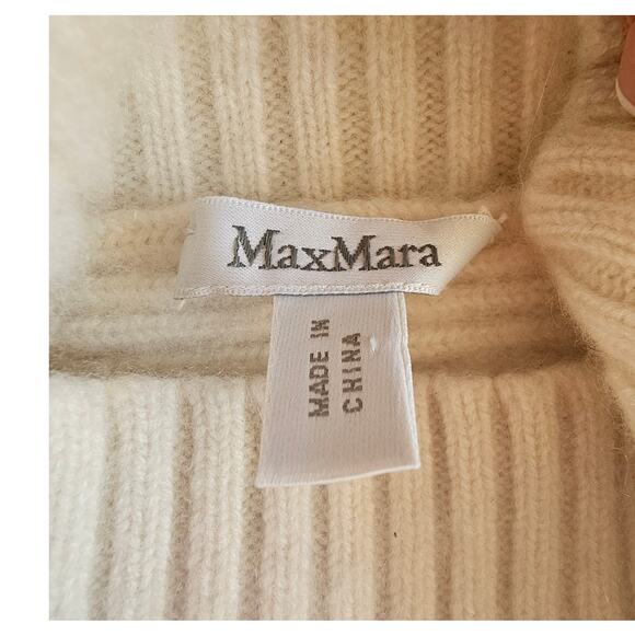 Max Mara Cashmere Sweater Volonta Ribbed-Knit Authenticated, Sz S Retail $1,190 - Picture 5 of 8